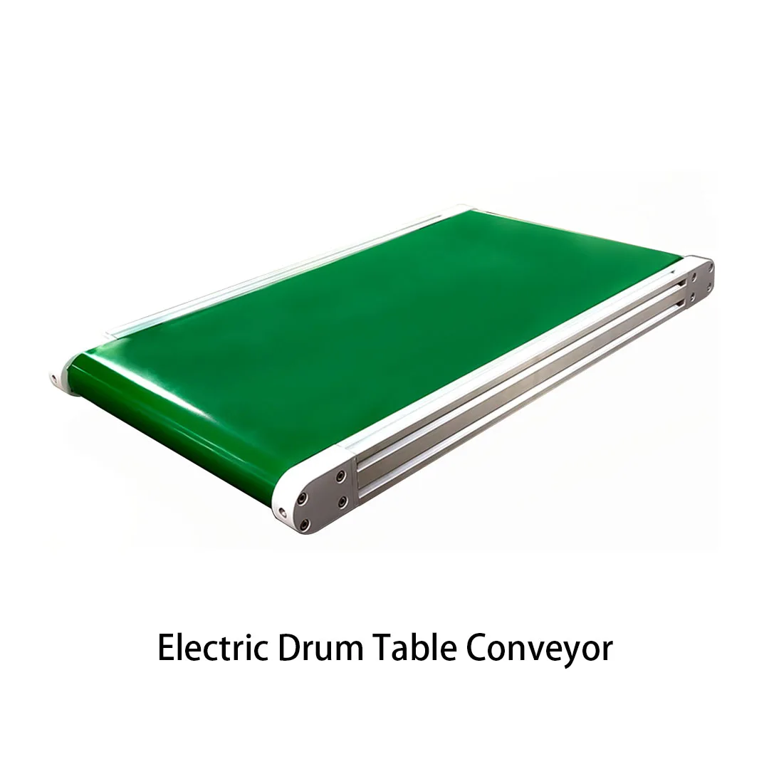 1000mm Belt Conveyor 24V Electric Drum Width 150mm 200mm 3060Aluminum Profile Frame Linear Speed 18m/Minutes