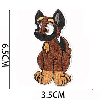 批發16片卡通可愛狗狗熨燙貼片,適用於DIY縫製兒童衣服、夾克、貼紙、帽子、牛仔褲等刺繡貼花 10 最佳銷售 牛仔褲補丁 - №8