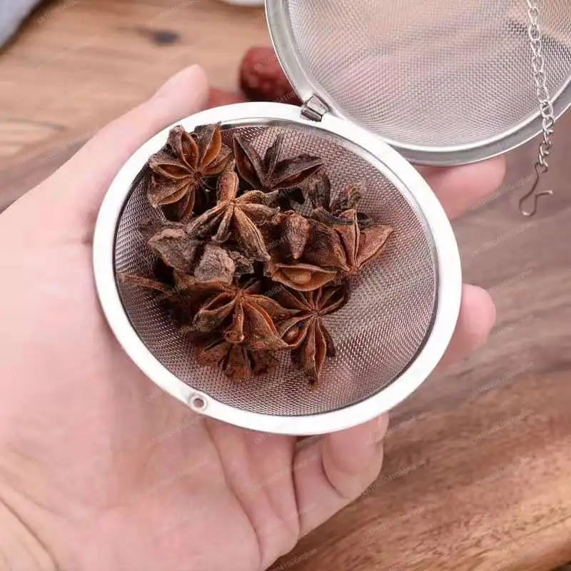 

Шарик для приправ из нержавеющей стали 304, суп Weibao, тушенное мясо, тушеное мясо, горячий горшок, приправа для специй, шарик для приправ