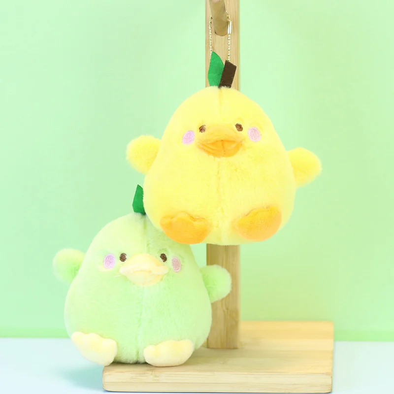 

1PC Cute Fruit Duck Plush Doll Toy Pendant Keychain Backpack Hangings Ornaments Gifts