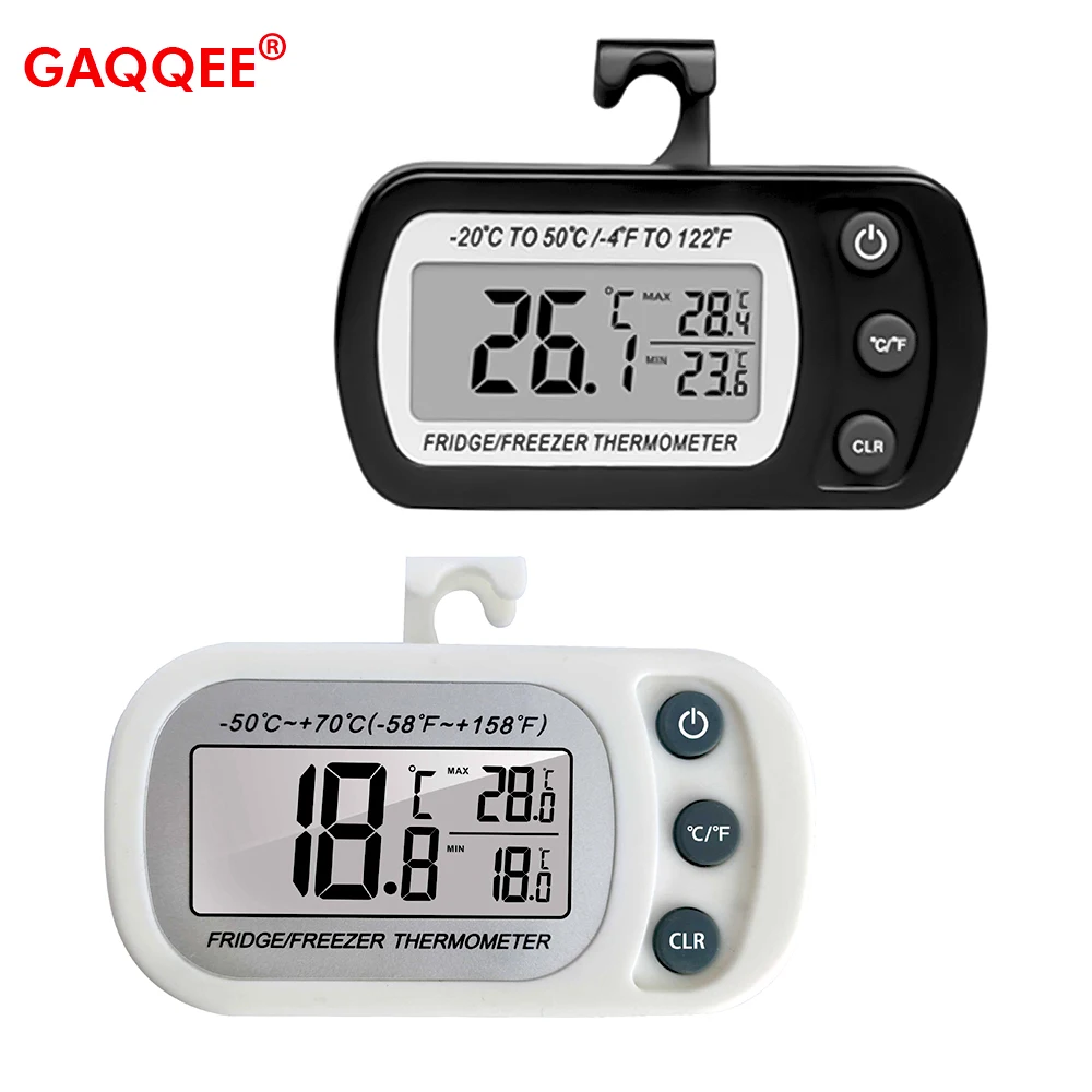 Mini Digital Thermometer Hygrometer LCD Multi-Purpose Bedroom Cold Storage Refrigerator Thermo-Hygrometer Household With Hook