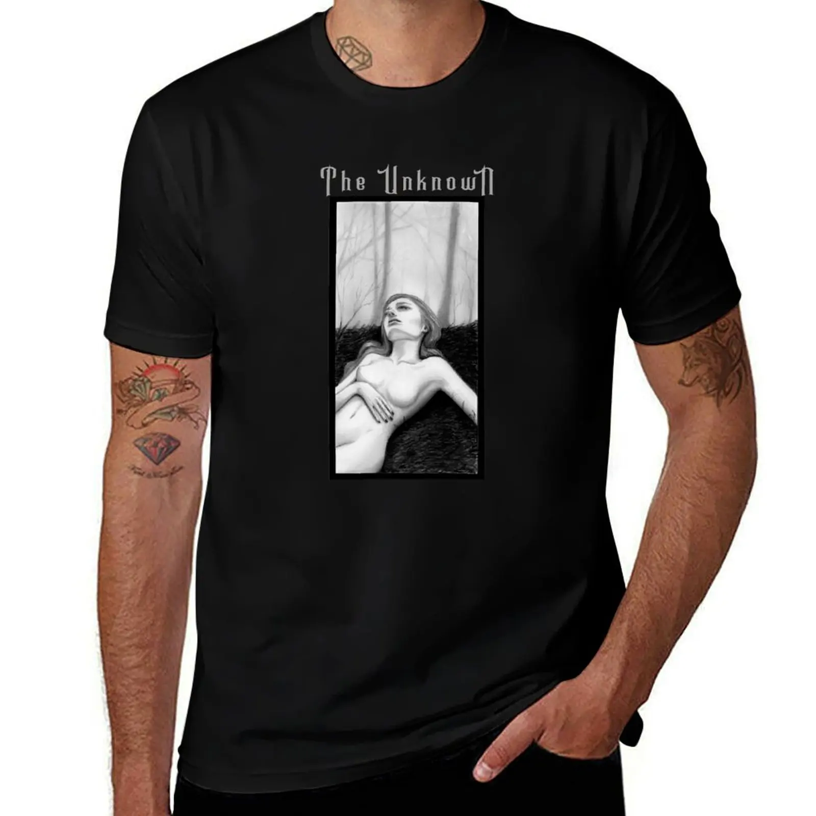 

The Unknown (center) T-Shirt funny t shirts man anime t shirts oversize
