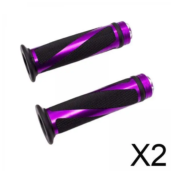 

2x 2x Motorcycle Handlebar Grips Easy to Install Comfortable Decorative Parts