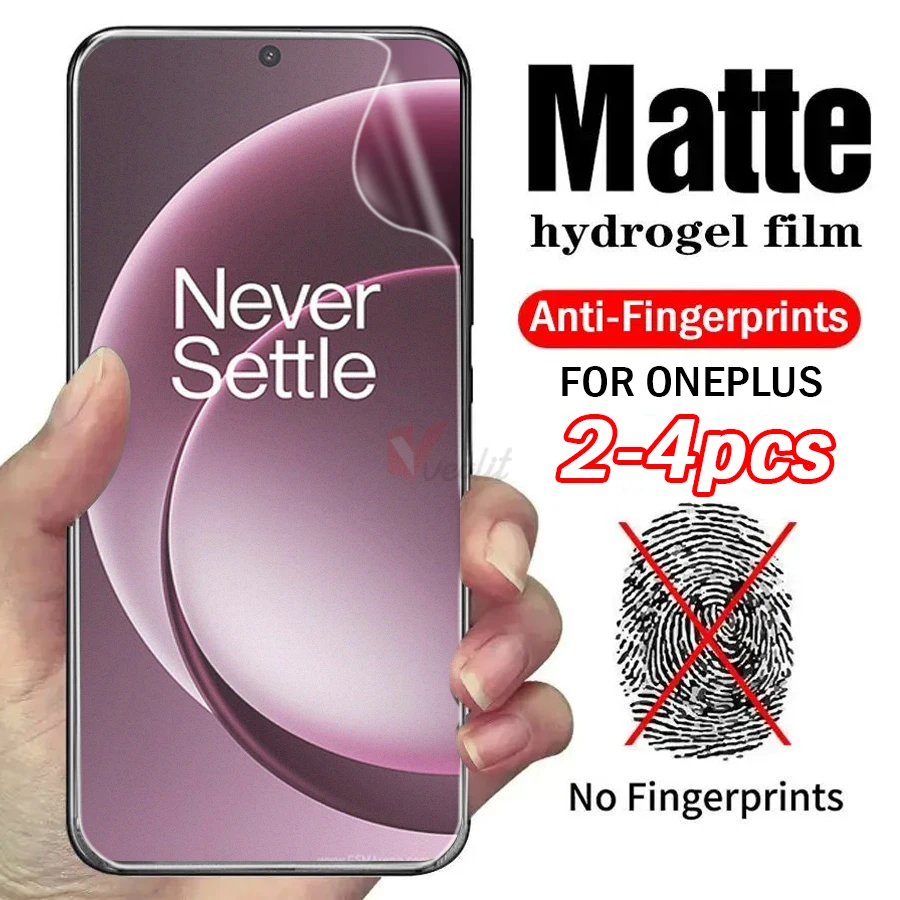

2-4 шт. матовая гидрогелевая пленка с защитой от бликов для Oneplus 15 15R 13T, защитная пленка для экрана Oneplus Turbo 6V Ace 6 6T 5 Pro, мягкая пленка