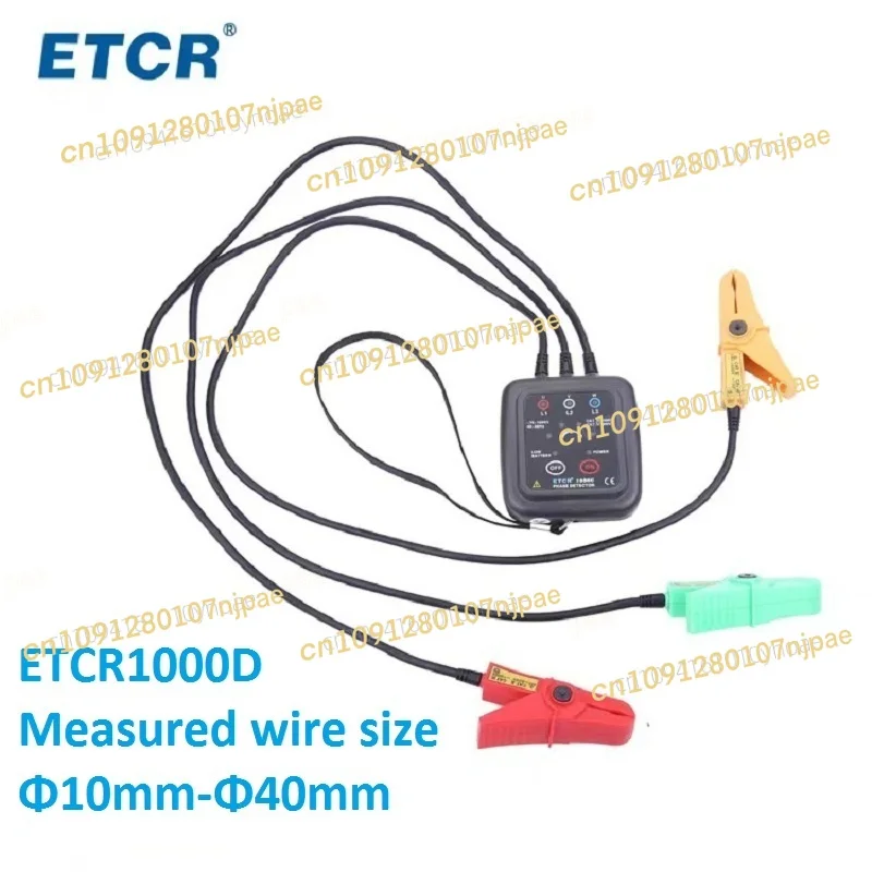 Etcr1000d etcr1000c portátil indicador de rotação de 3 fases ac 70-1000v 45-65hz iso ce oem serviço disponível detector de fase digital
