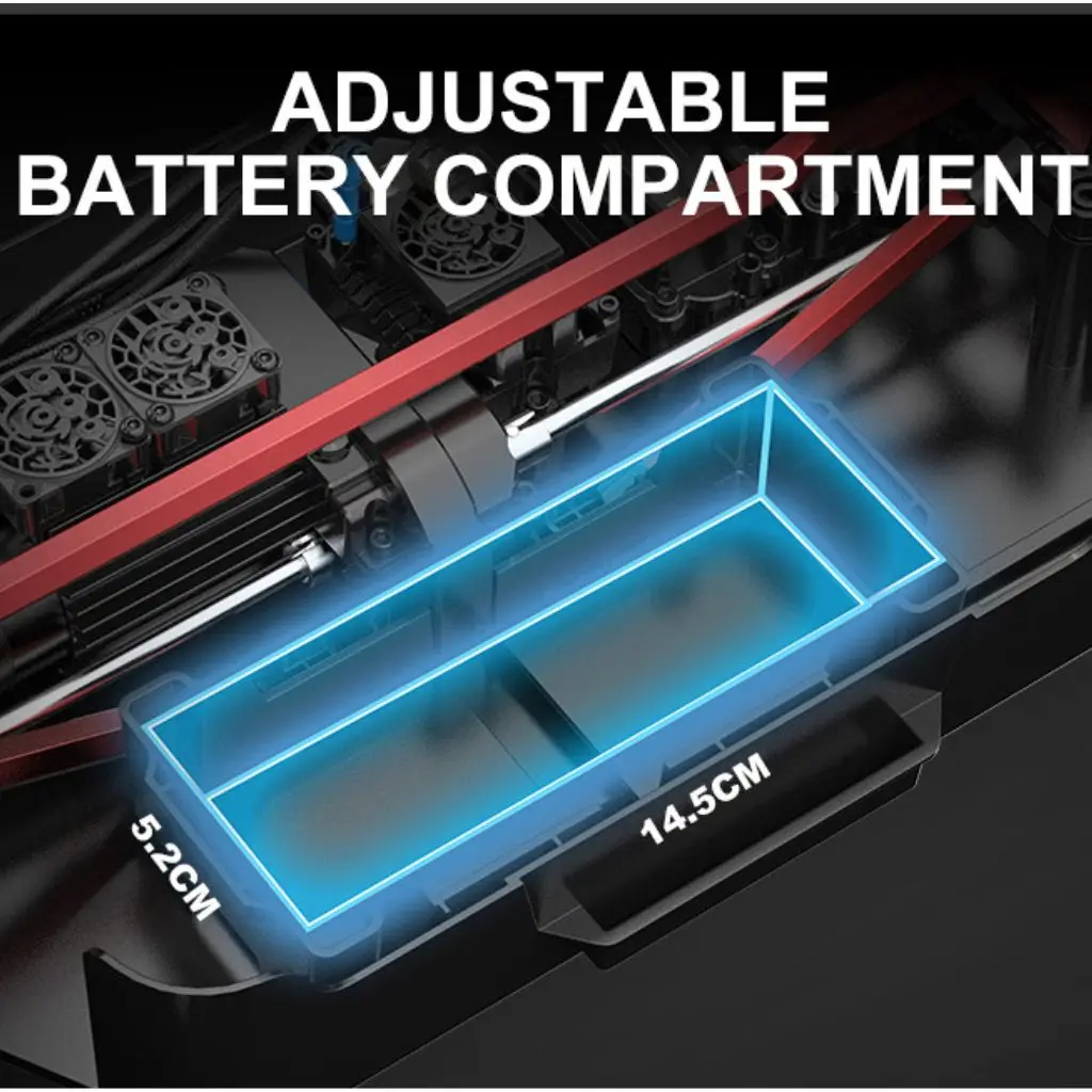 Teranty mjx hyper go 7303 4slithium bateria 14.8v/15.2v 60c 5000-7000mah bateria com carregador peças de automóvel 1/7 rc peças de corrida