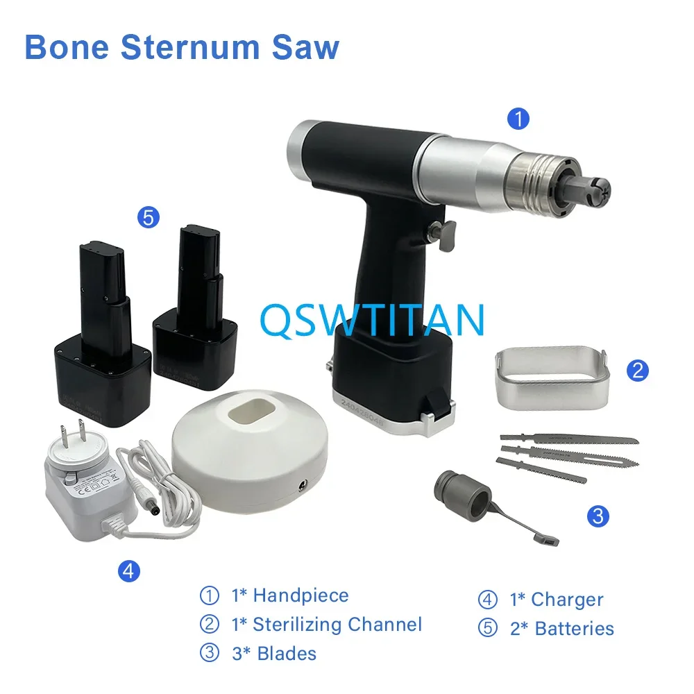 Electric Bone Saw Drill Sternum Saw Set Electric Power Tools Set Veterinary Orthopedic Drill Instrument