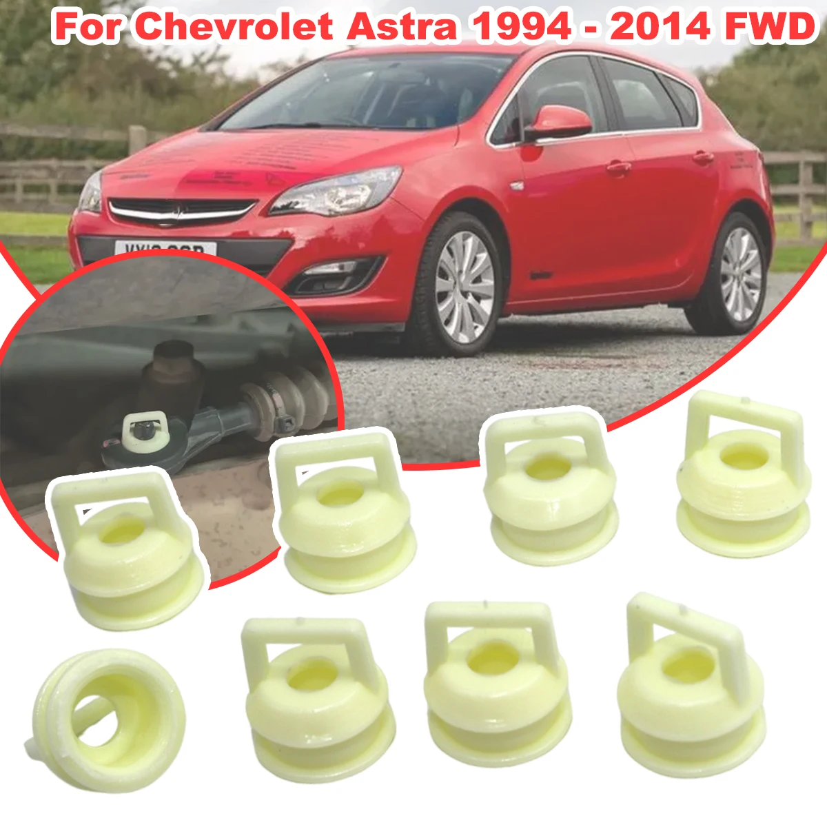 

8pcs Shifter Cable Bushing Rubber Grommet Clip For Chevrolet Astra 1994 - 2014 FWD Shift linkage Repair Kit 15276979 15823112
