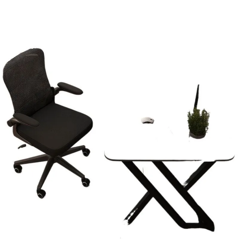 

Slate desk desktop computer home thickened office rental room Italian Internet celebrity light luxury