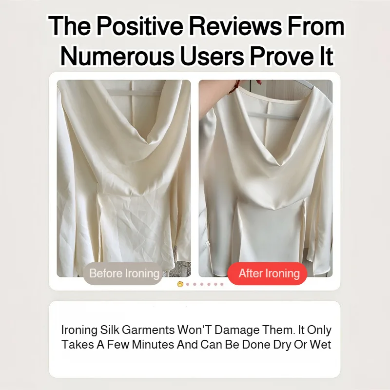 مُبخّر ملابس محمول باليد يعمل بمنفذ USB معلق/حديد مسطح بلمسة واحدة مزيل التجاعيد للاستخدام المنزلي/السفر