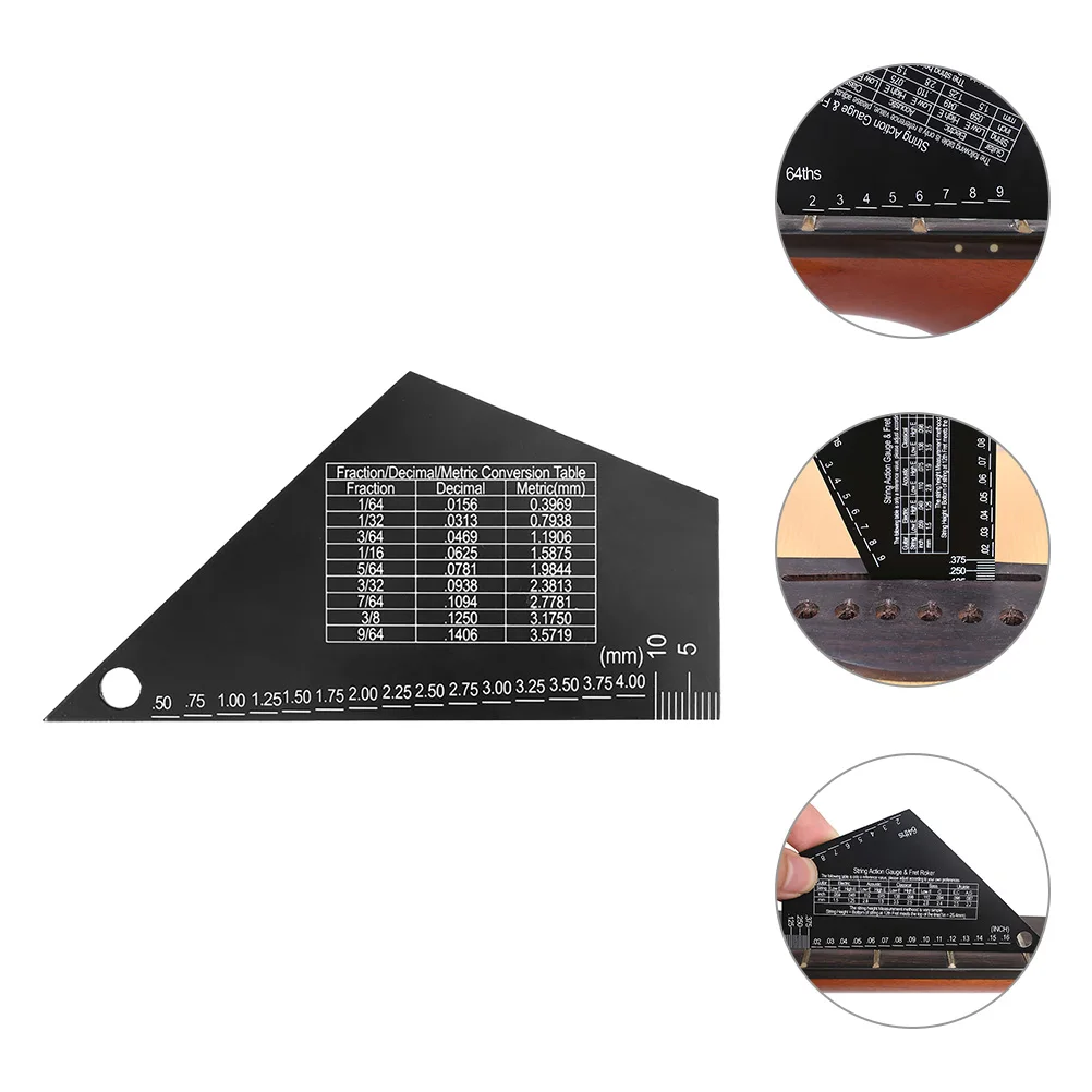 

Measuring Ruler Guitar String Electric Acoustic Stainless Steel Feeler Gauge Luthier Tools
