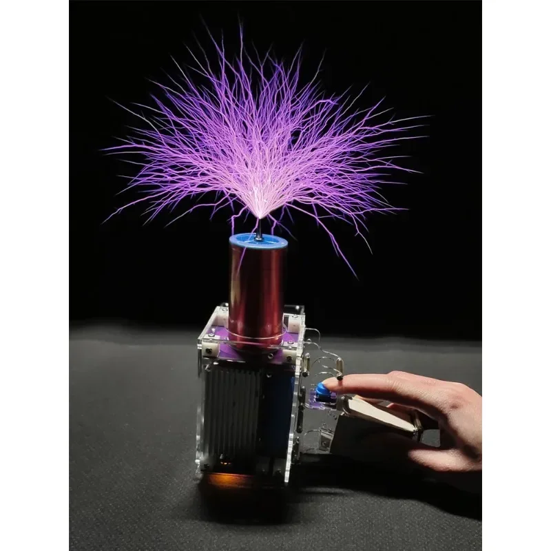 Handheld Tesla Coil Arc Tool Generator Handheld Lightning Geomagnetic Storm Extraterrestrial Tool