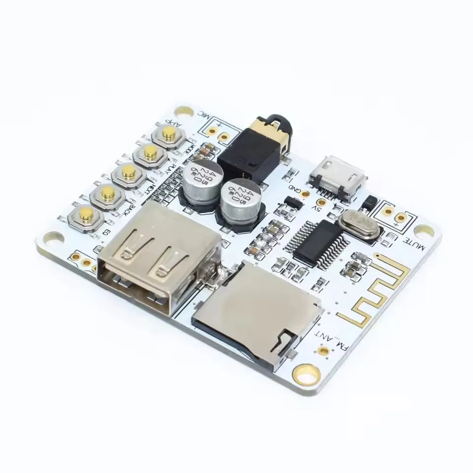 5V Wireless Stereo Bluetooth Receiver Module USB TF Card Decoding Board Preamp Audio Output 2.1 Channel Audio Amplifier Board