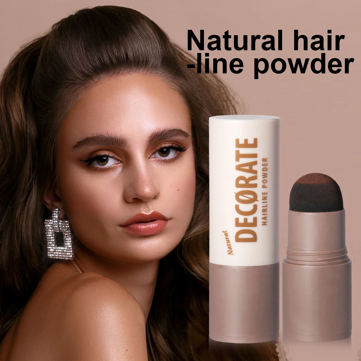 Waterproof Hairline Powder Natural Sweatproof Hair Chalk Black Brown Hair Concealer Root Cover Up Hairline Fluffy Shadow Powder