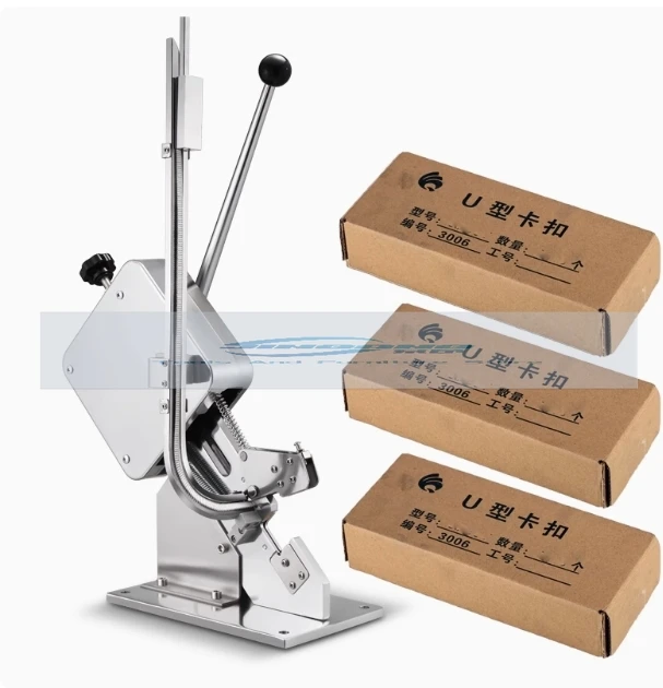 Food Sealing Machine NEW Ham Sausage Dotter Manual Tying Packer Sausage Clipper U-Shape Supermarket Bags Packing Machine