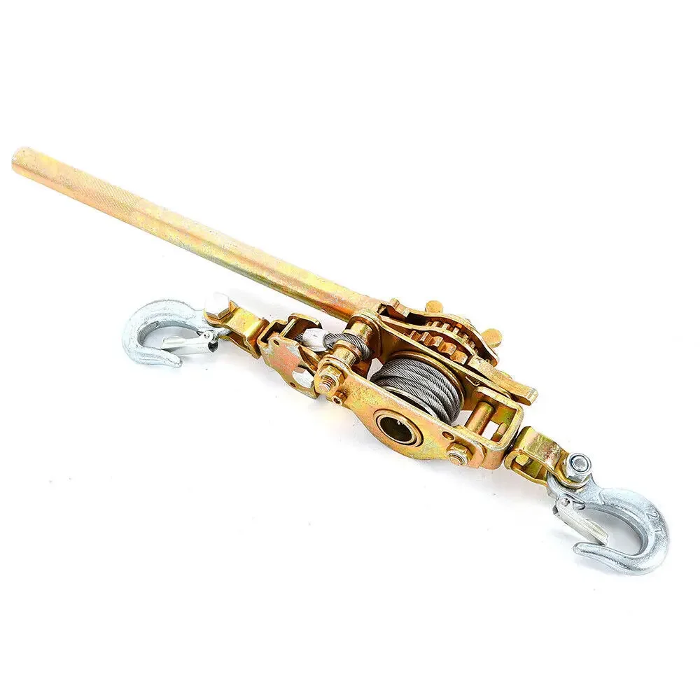 ساحبة رافعة سلسلة السقاطة شديدة التحمل 4400 رطل - رافعة 2 طن تأتي على طول مع خطاف أمان وكابل