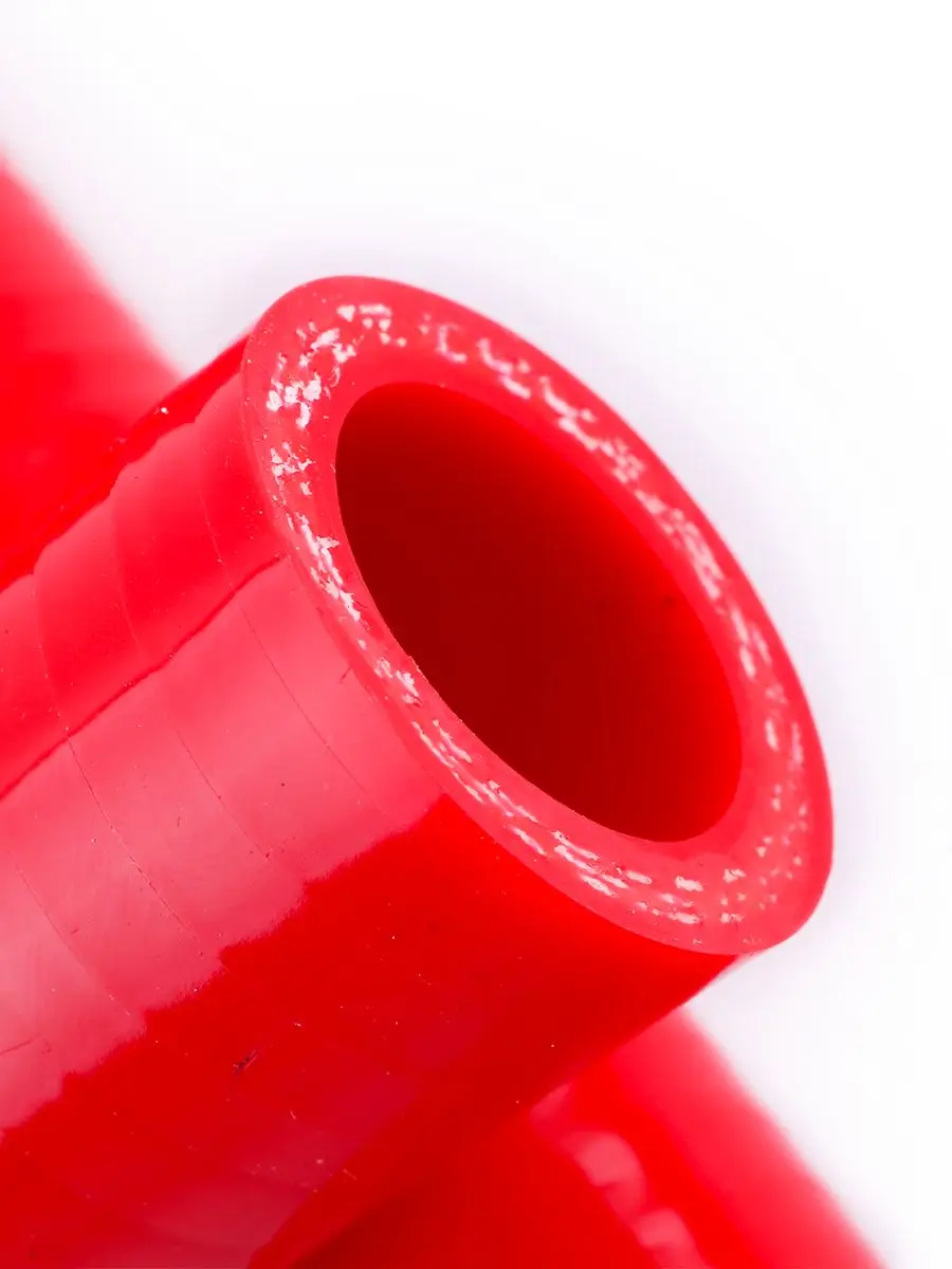 Gloss Red 90° 90 Degree Reducer Elbow ID 55 60 63 65 67 70 73 76 80 83 85 mm Silicone Coupler Joint Hose 3ply 102mm-long-leg