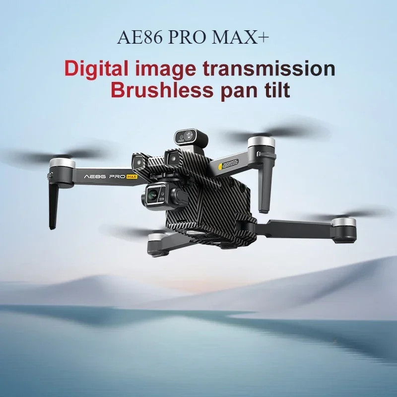 

AE86 Pro Max+ Digital Image Transmission 3-axis Brushless Touchscreen Laser Obstacle Avoidance HD Remote Control Toys