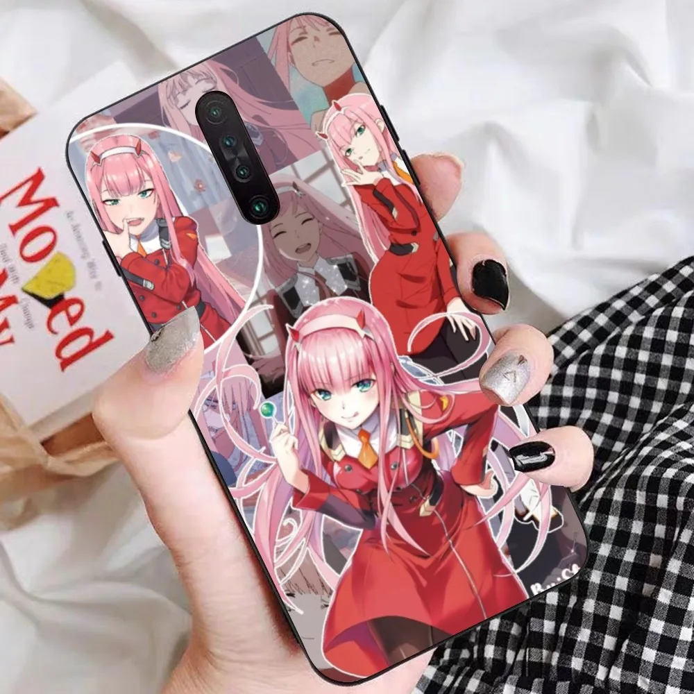 DARLING FRANXX Zero Two Phone Case For Redmi 5 6 7 8 9 10 Plus Pro 6 7 8 9 A GO K20 K30 K40 Pro Plus F3 Fundas