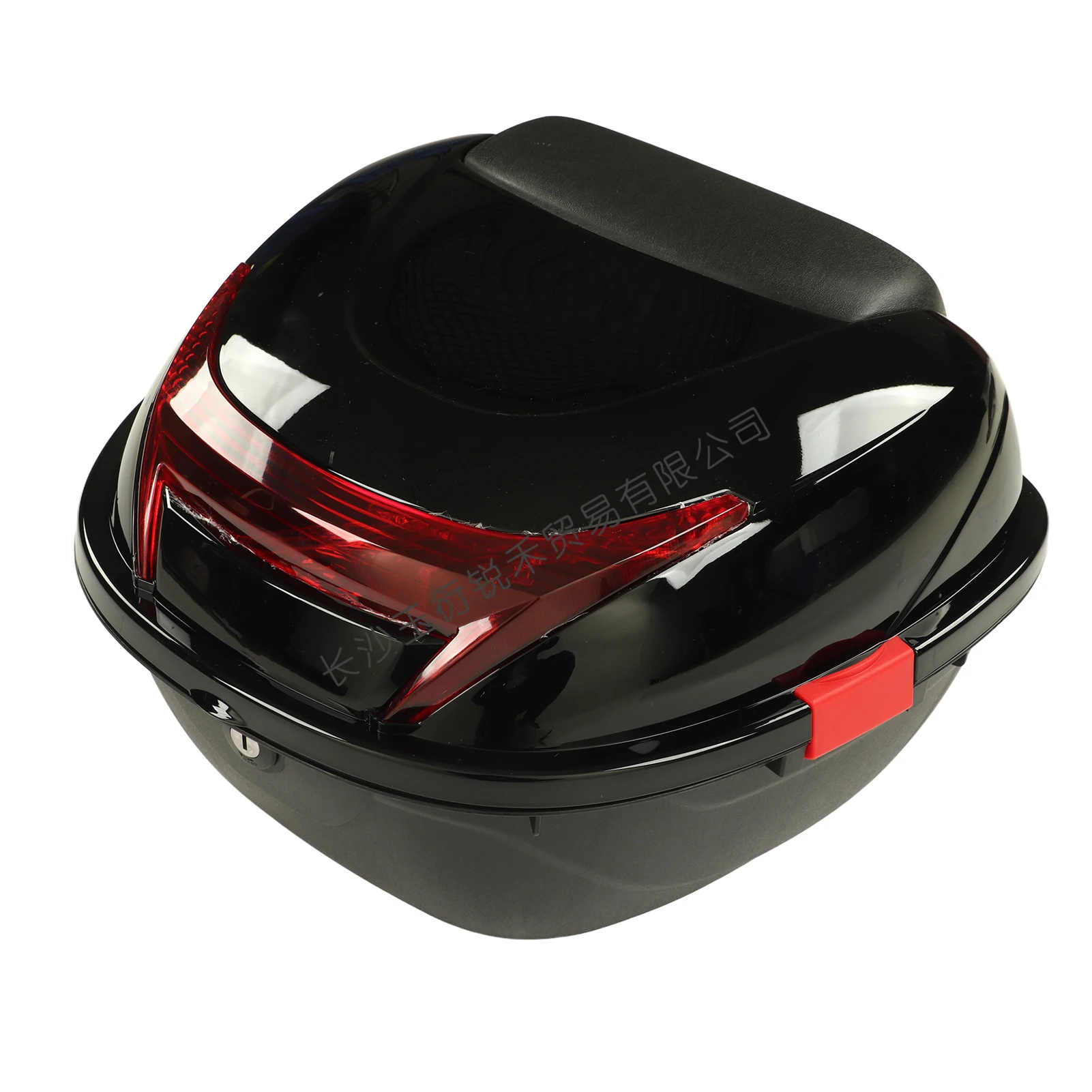 

Caja trasera de motocicleta, estuche almacenamiento maletero motocicleta, resistente al agua, bloqueable para Autocycle