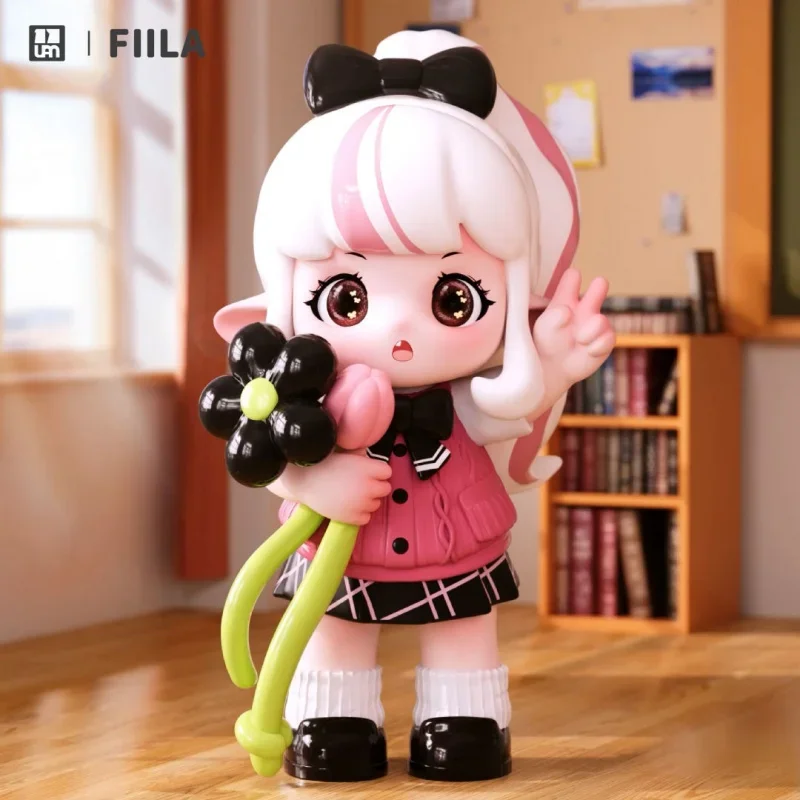 FIILA School New Generation Series   Mystery Box Kawaii Model Action Anime Figures Caja Misteriosa Random Figure