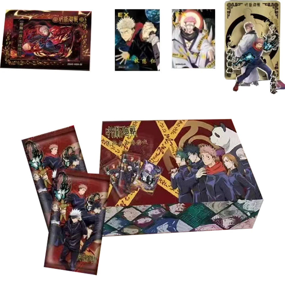 

2024 Newest Jujutsu Kaisen Collection Card Japanese Anime Booster Box Doujin Toys And Children's birthdays Toy Hobbies Gift