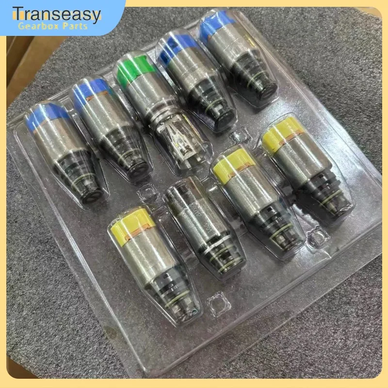 

8HP50 ZF8HP50 9 шт. комплект электромагнитных клапанов автоматической коробки передач подходит для BMW 8HP55A