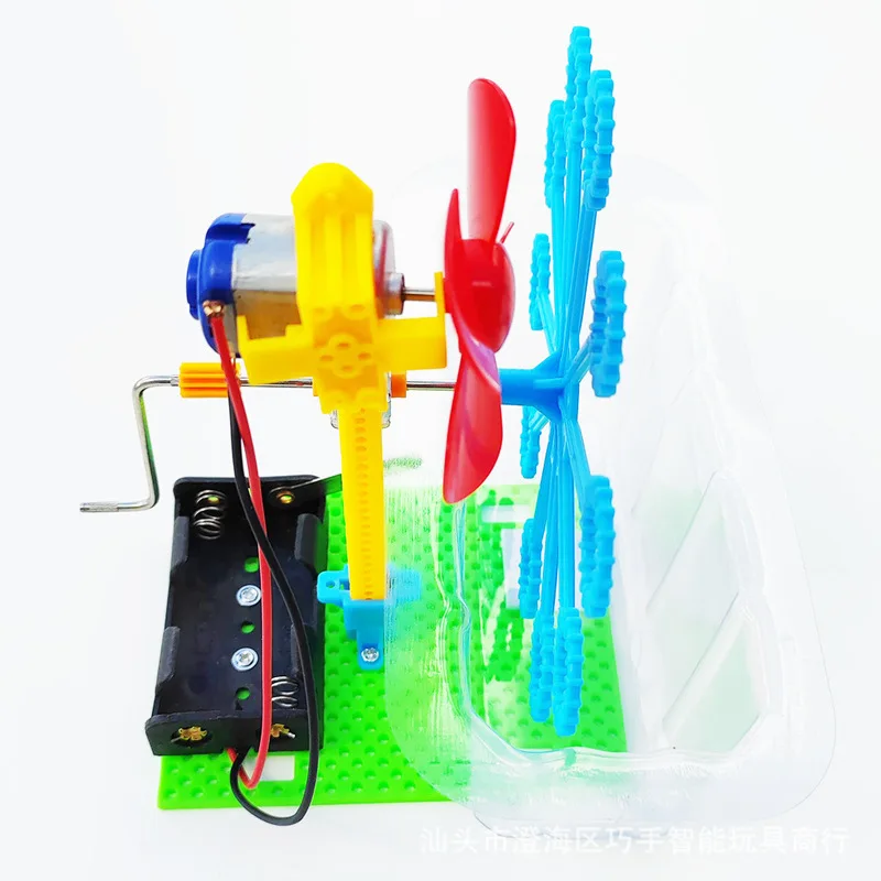 DIY Hand Cranked Bubble Machine Kit Handmade STEM Physics Science Experiment Educational Puzzle Outdoor Creative Gift for Adults