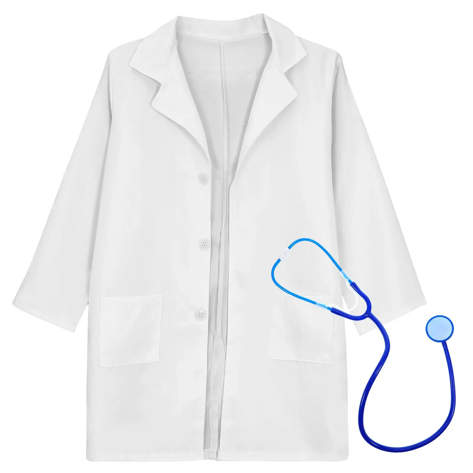

White Lab For Cotton Doctor Kit Costume For Kids Coat Dress Up Toddler Costume Kids Costumes Party DIY Decor