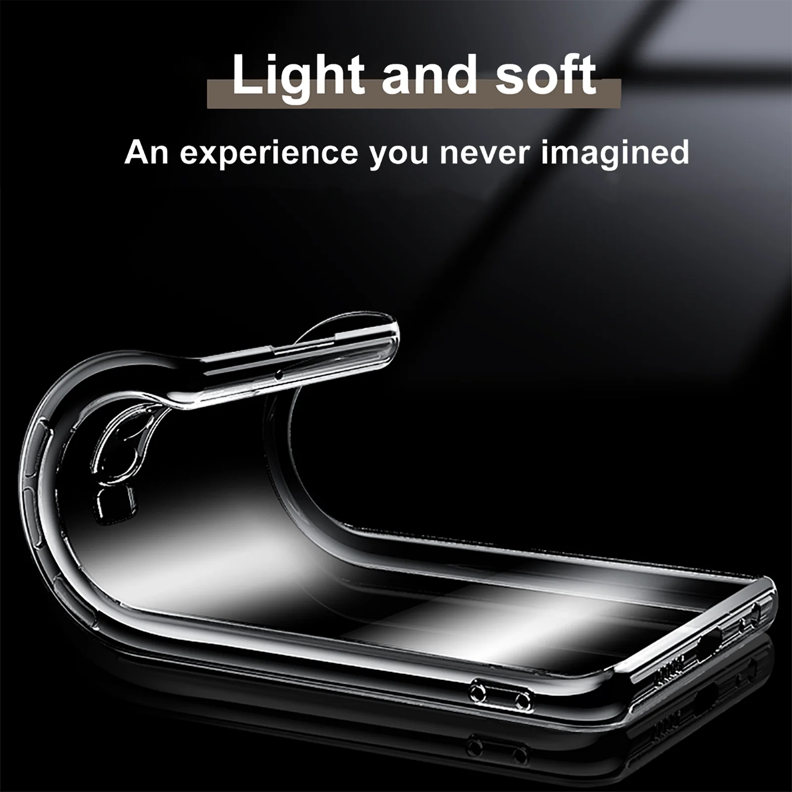 Ultra thin Slim Transparent Crystal shockproof Case For Huawei P20 P30 P40 P50 Lite Pro silicone Clear Solid Color Soft TPU Case