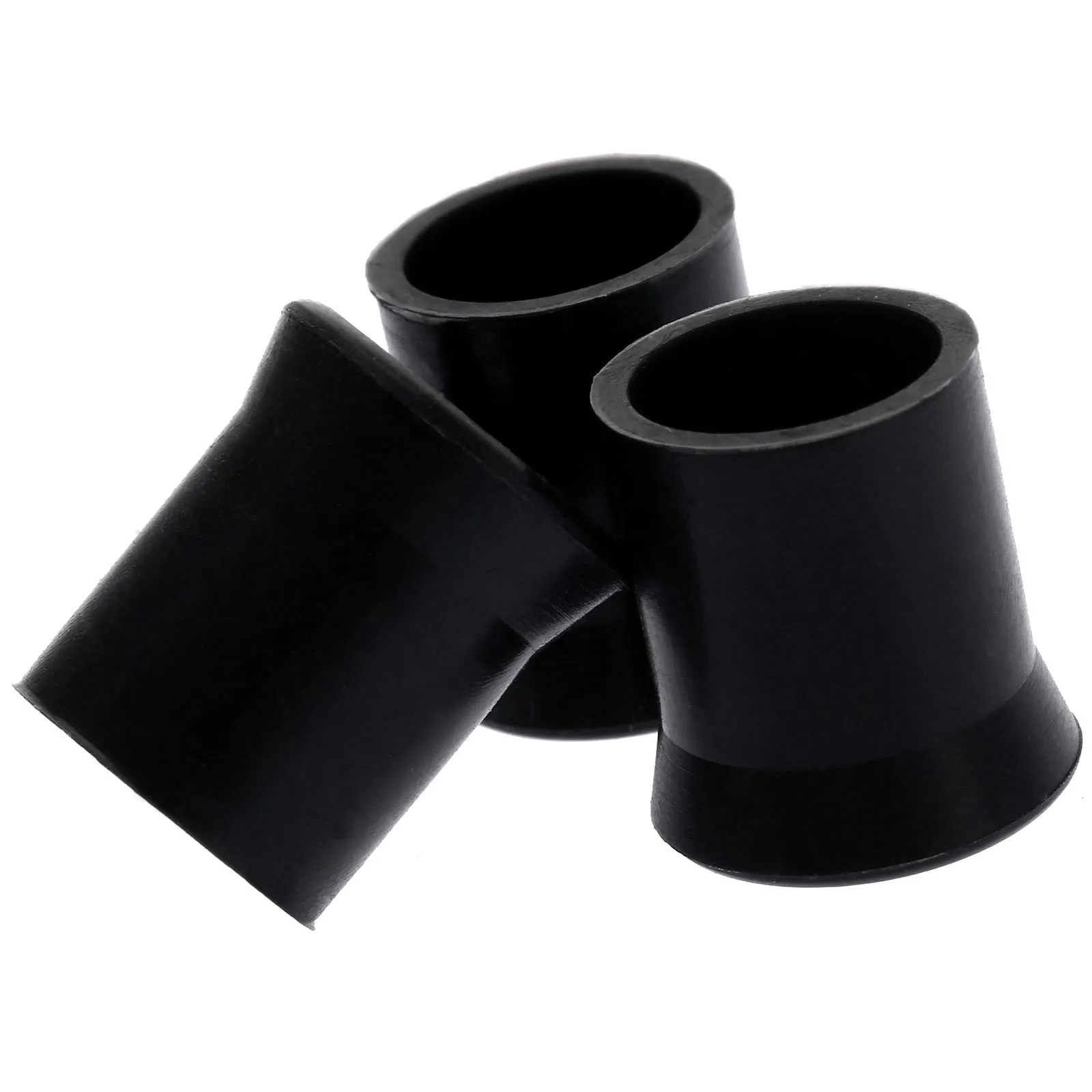 10Pcs Black Rubber Tobacco Pipe 11mm Dia. Smoking Tip Grips Smoke Mouthpiece Stem Silicone Ring Protective Sleeve 1.7cm Length