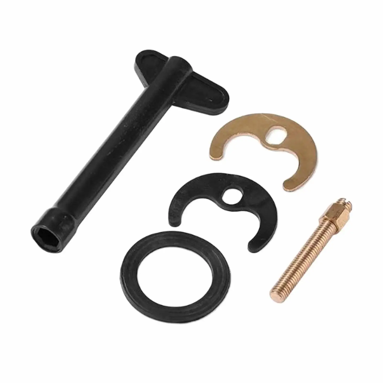 Mixer Tap Fixing Bolt Set for Basin Sink Horse Included Shoe Plate M8 Single Bolt Copper