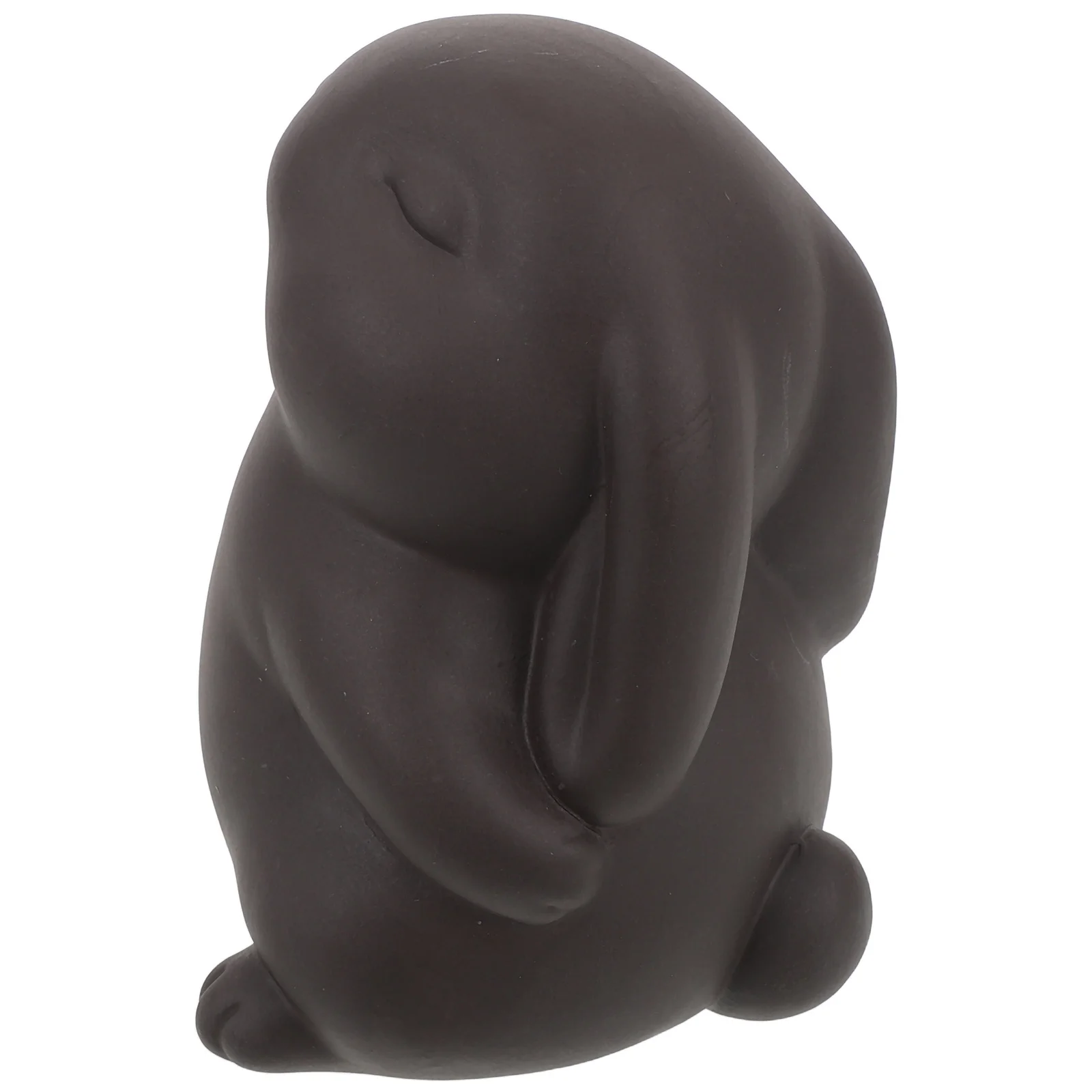 

Фиолетовый песочный кролик, чайный питомец, милый мини-керамический кролик, винтажное китайское украшение для чая кунг-фу для домашней офисной церемонии