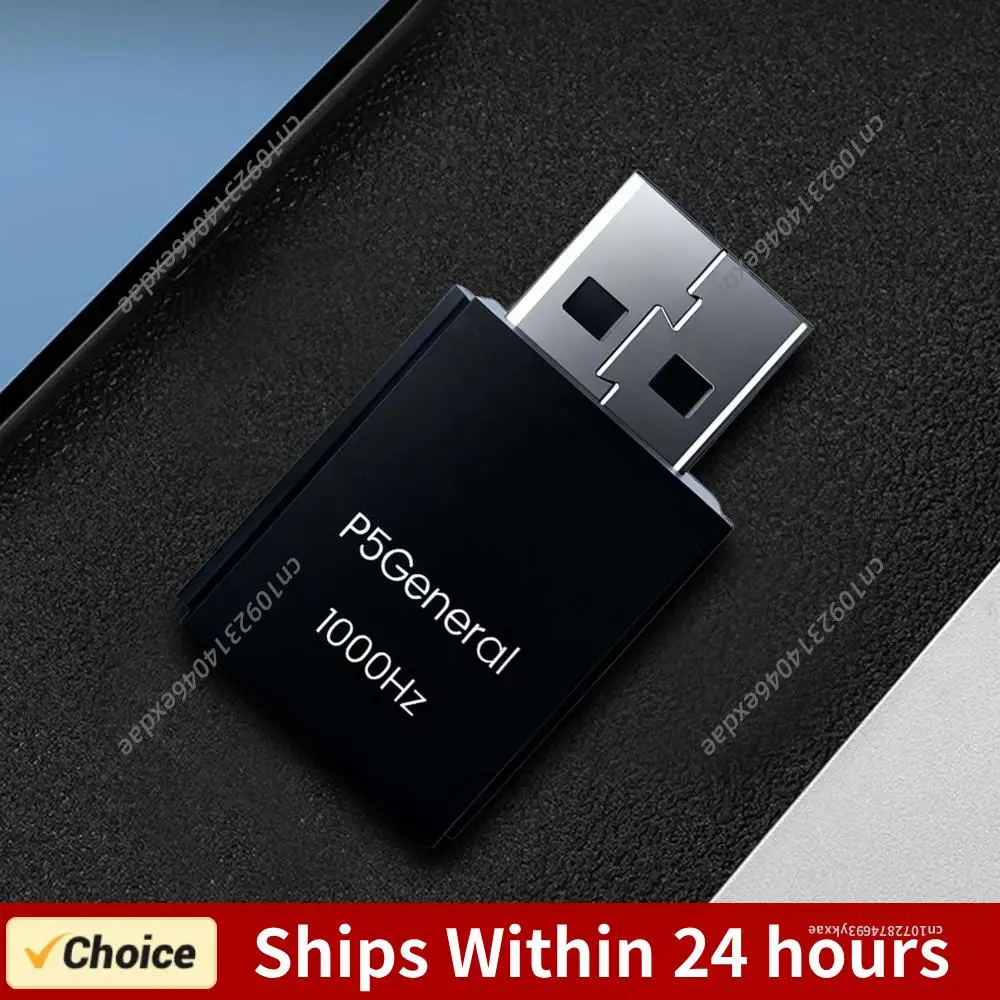 

Игровой конвертер P5General USB-адаптер с частотой опроса 1000 Гц, USB-приемник для геймпада, клавиатуры Raspberry Pi и других устройств