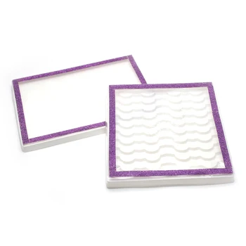 빈 속눈썹 책 포장, 도매 속눈썹 샘플 디스플레이 보관 상자, 1/5 조각, 16/20/30 쌍