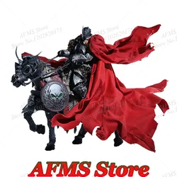 High Quality 1/12 Scale Collectible Figure Knight Cloak Red Cape Clothes Set Fit 7INCH Men Soldier Action Figure