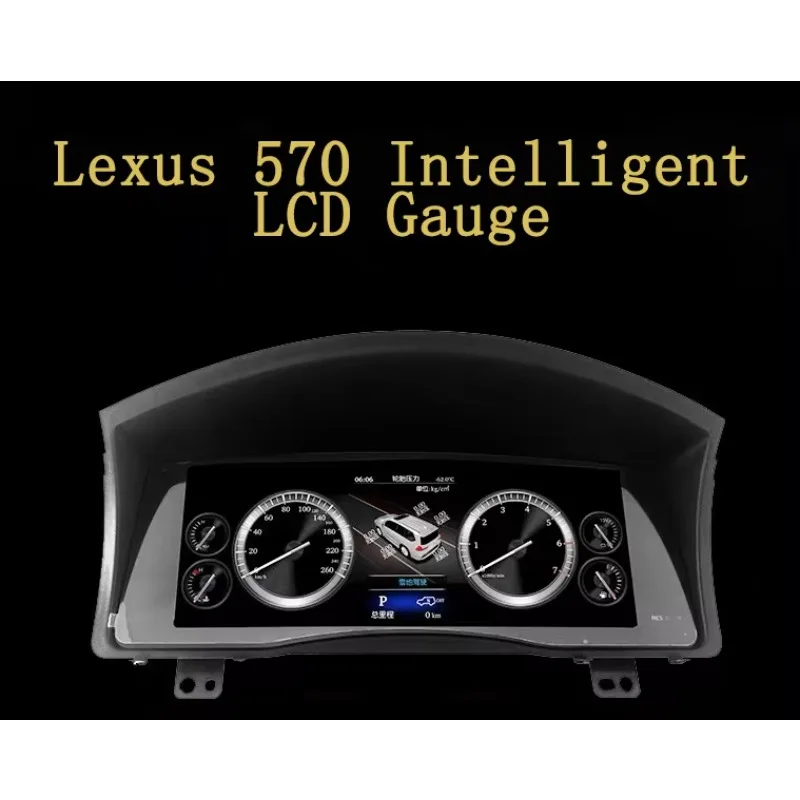 Cluster Digital Meter Odometer Display Instrument for LX570 2008-2015 Upgrade 2023 LX570