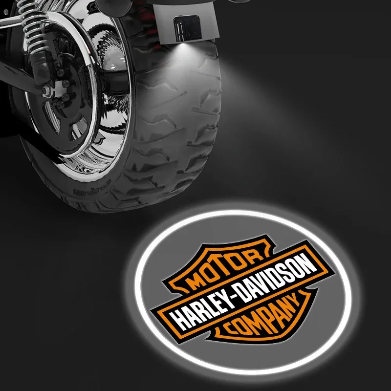 

2pcs Motorcycle Laser Led Projector Logo Light Wireless Motorcycle Night Light Props for Harley Davidson Electra Glide Ultra 114