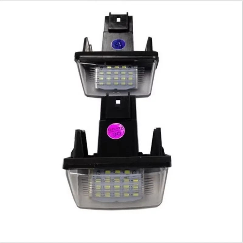 LED Number License Plate Lamp OBC Error Free 18 LED For Peugeot 206 207 307 308 406 5008 Citroen C3 C4 C5 C6 Berlingo SAXO