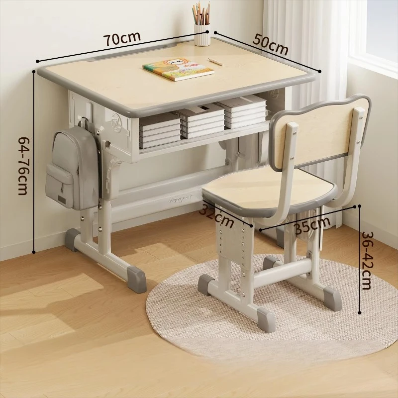 Conjunto de mesa e cadeira de estudo para estudantes individuais modernos para sala de aula universitária do ensino médio - Outros móveis escolares Mesa e cadeira