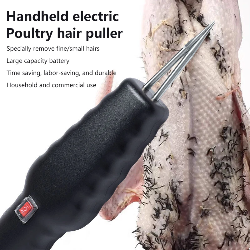 1 Set Handheld Chicken Duck Short Hair Plucker Tools Electric Quick Chicken Plucker Hair Extractor