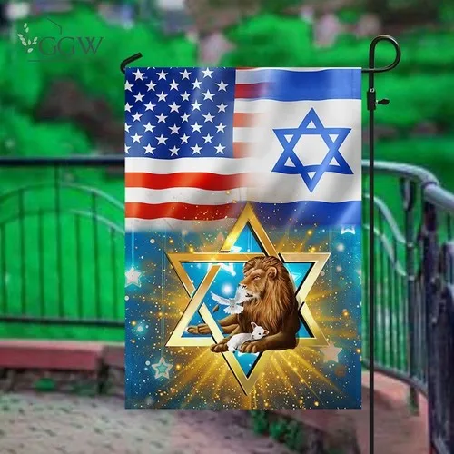 West Virginia Flag, West Virginia Garden Flag, Rhododendron Flower And Cardinal OOV IIC