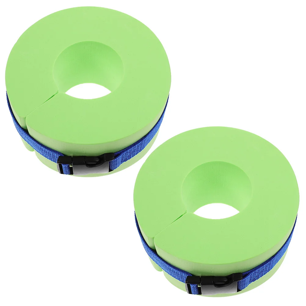

2Pcs Eva Swimming Arm Float Rings Sturdy Float Design Easy Adjustable Buckle Swim Cuffs Safety Swimming Accessories