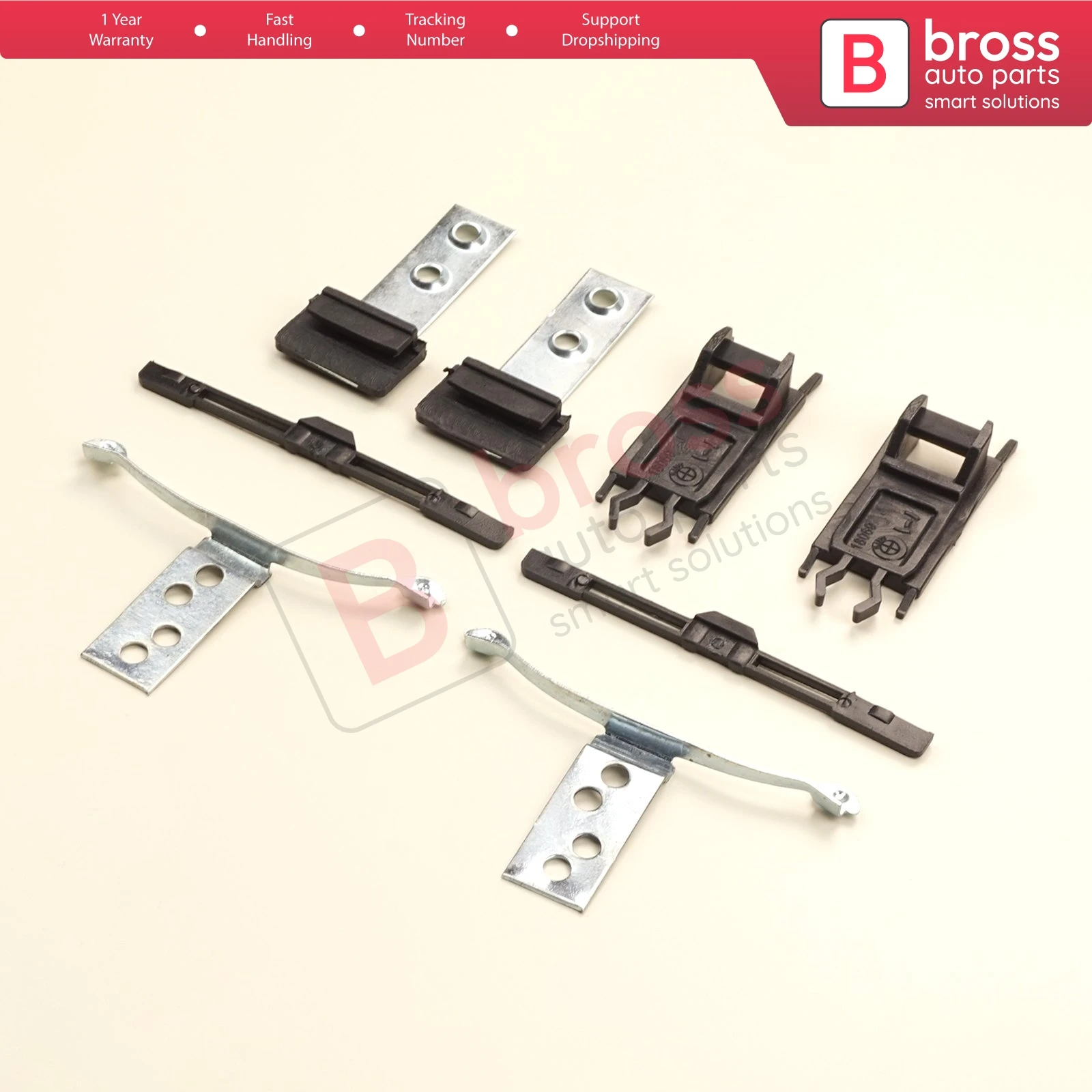 Bross Auto Parts BSR511 8 Parts Sunroof Set Repair for BMW E46: 54138246027 1998-2004 Fast Shipment Ship From Turkey