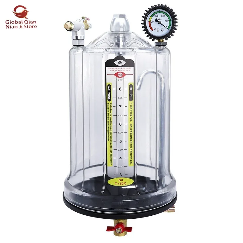 Measuring Cup for Pneumatic Oil Extractor,Oil Suction Hose and Suction Device, Transparent Measuring Oil Cup