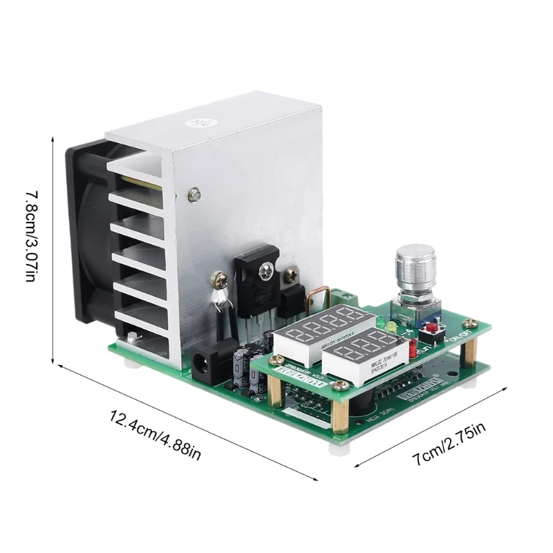 Upgraded 110W 30V Constant Current Electronic Load CC Discharge Battery Capacity Tester 0.10-9.99A 0.9-28.0V