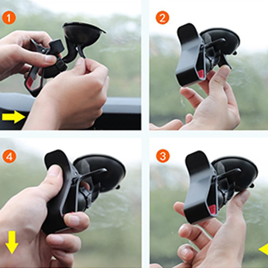 360-Grad-drehbarer Auto-Handyhalter mit Saugnapf, universeller Handyhalter, stoßfester GPS-Clip, Smartphone-Ständer, Autowerkzeug – Detail 33