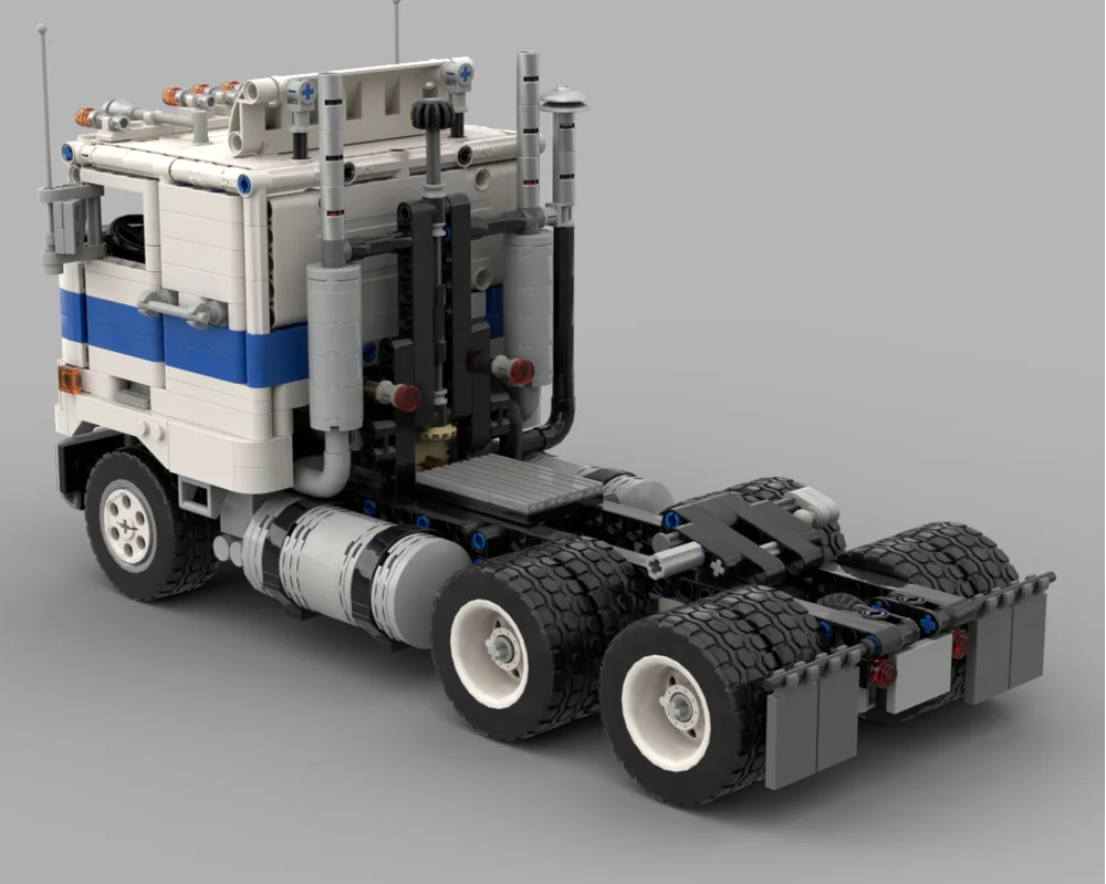 MOC-213801 Mack Cruise-Liner Cabover Truck Building Blocks Model, 1265PCS, Kids Birthday Gift, Educational Toy for Boys - view 6