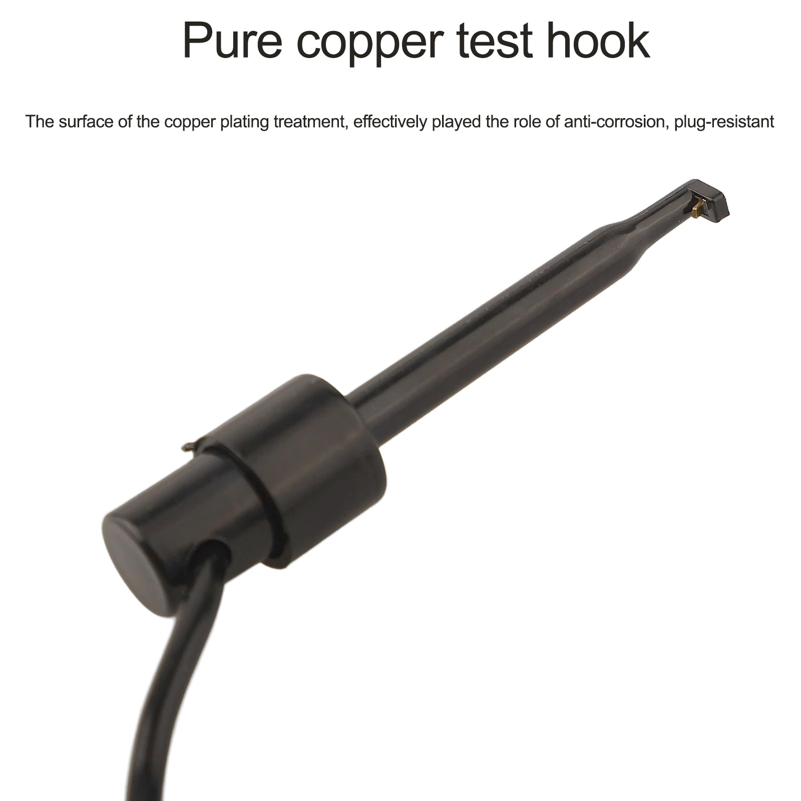 For Multimeter Testing Made Easy with 2PC Banana Connector Test Hook Clips Copper Wires Rated for 500V/5A Applications