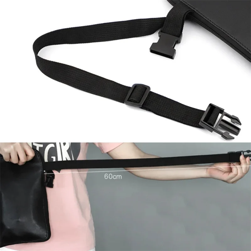 Multi-function Black Makeup Brush Bag With Belt PU Leather Cosmetic Bag Waist Bag For Professional Makeup Artist Large Capacity